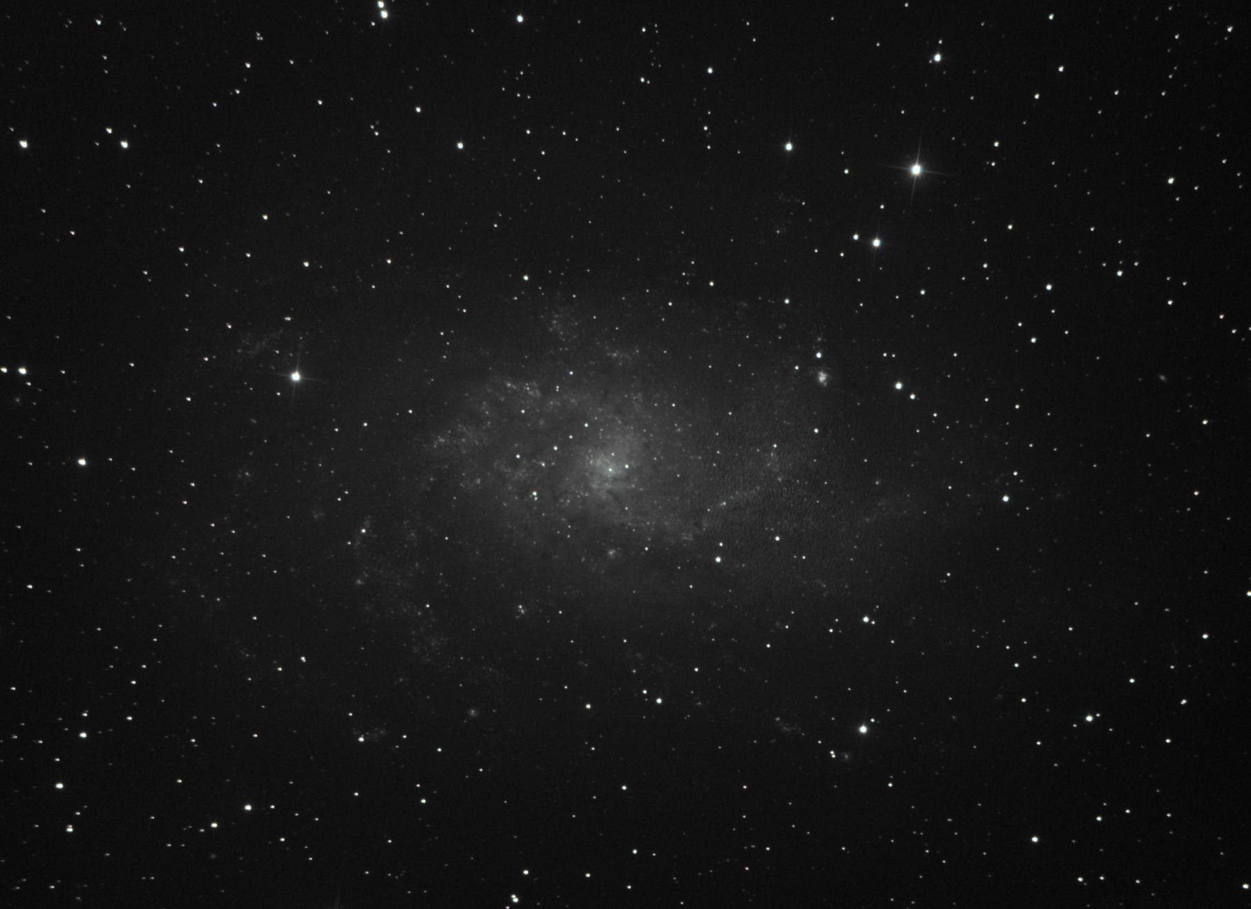 M33 from under poor smoky skies