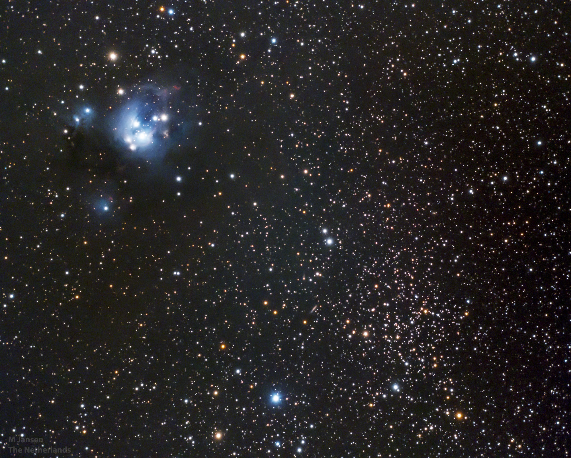 NGC 7129 with NGC 7142