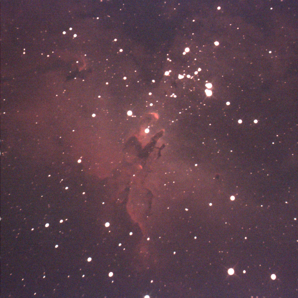Eagle Nebula with Warpsharp applied